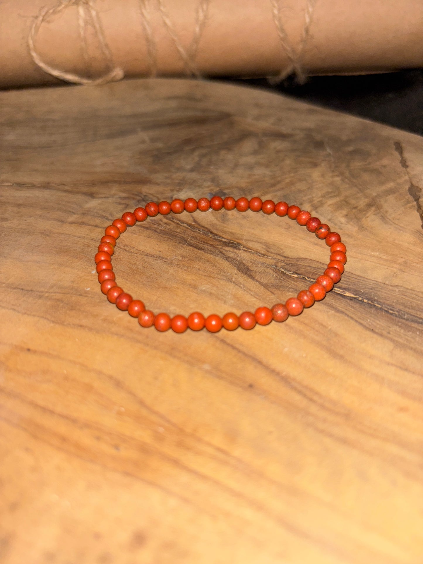 Jaspe rouge 4 mm
