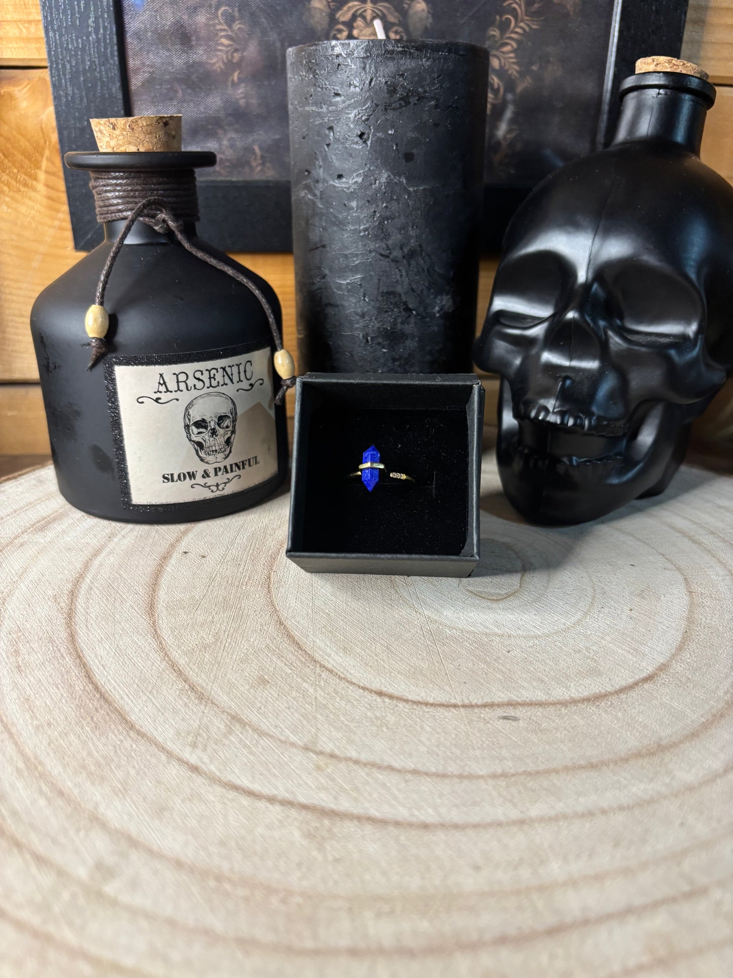 Bague or Lapis-Lazuli