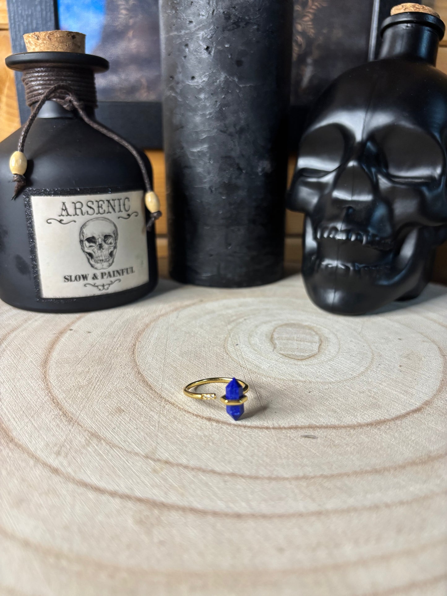 Bague or Lapis-Lazuli