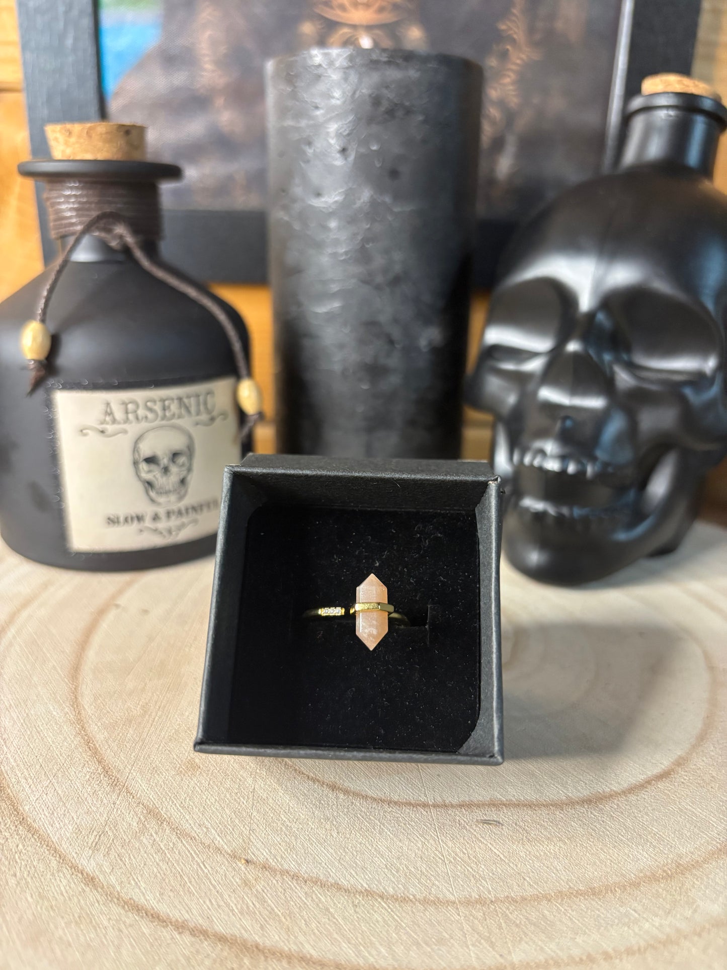 Bague or Pierre de Soleil