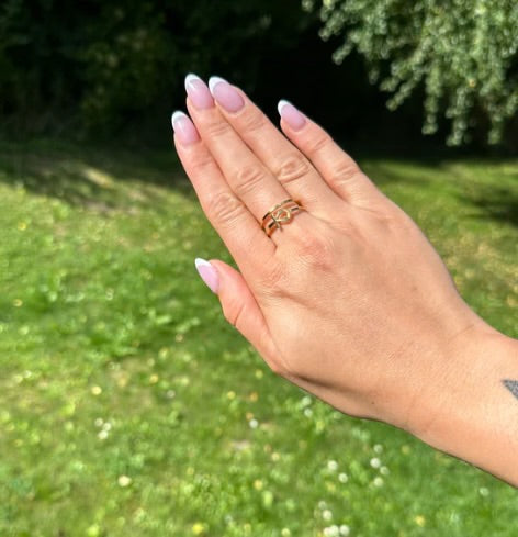 Bague Croix d'Ankh Réglable