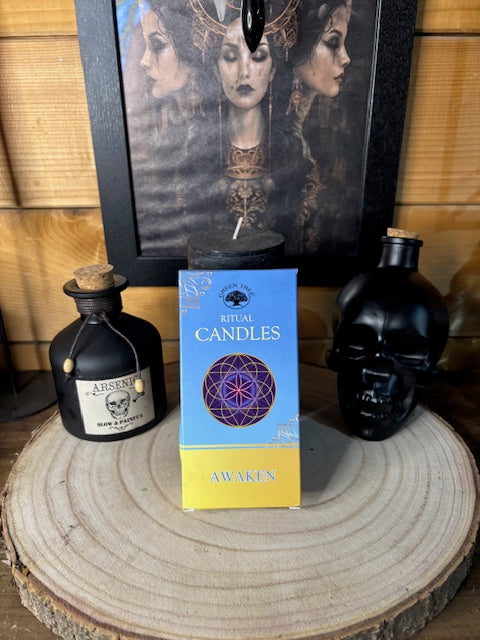 bougie rituel "éveil spirituel"